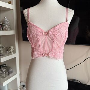 Victoria's Secret Soft Pink Mesh Bralette